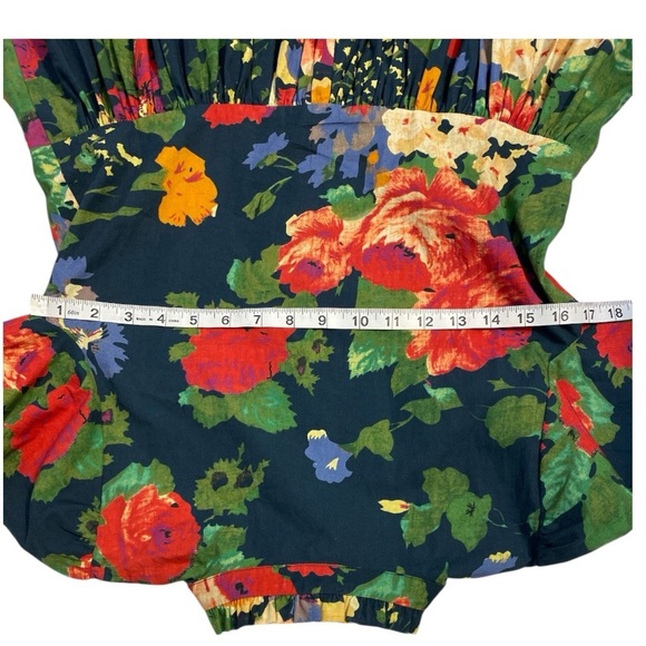 Sézane Trianon Print Blue Floral Hidaya Dress Size 34/XS - Picture 10 of 17